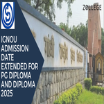 IGNOU Admission Date Extended For PG Diploma And Diploma 2025